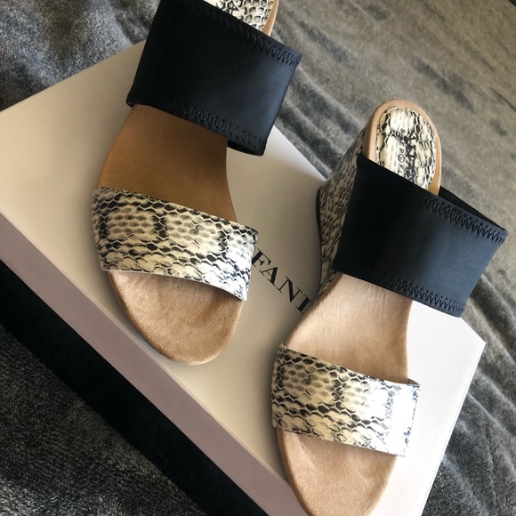 Alfani black and white wedges. - Picture 3 of 6